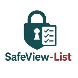 SafeView List logo